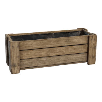 Outdoor Planting Box 3D Model Courtyard Flower Pot Solid Wood Flower Groove Mobile Flower Box Balcony Vegetable Flower Pot
