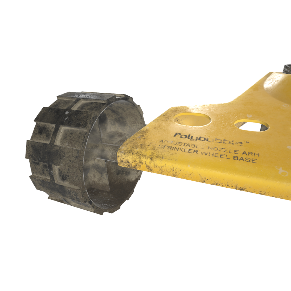 Garden Flower Watering Sprinkler Garden Flower Watering 3D Model Sprinkler AR