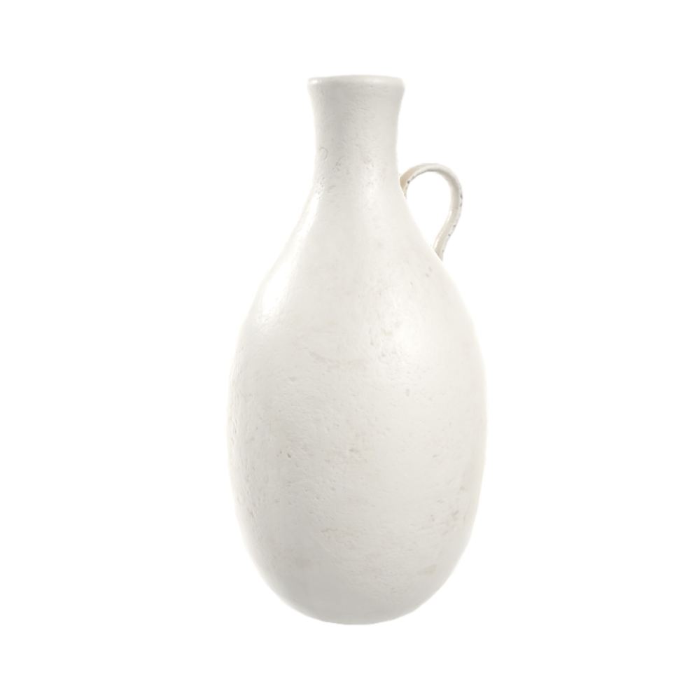 Middle Ancient Ceramic Vase 3D Model Coffee Table Vintage Ornaments Ins Style Simple Hydroponic Vase
