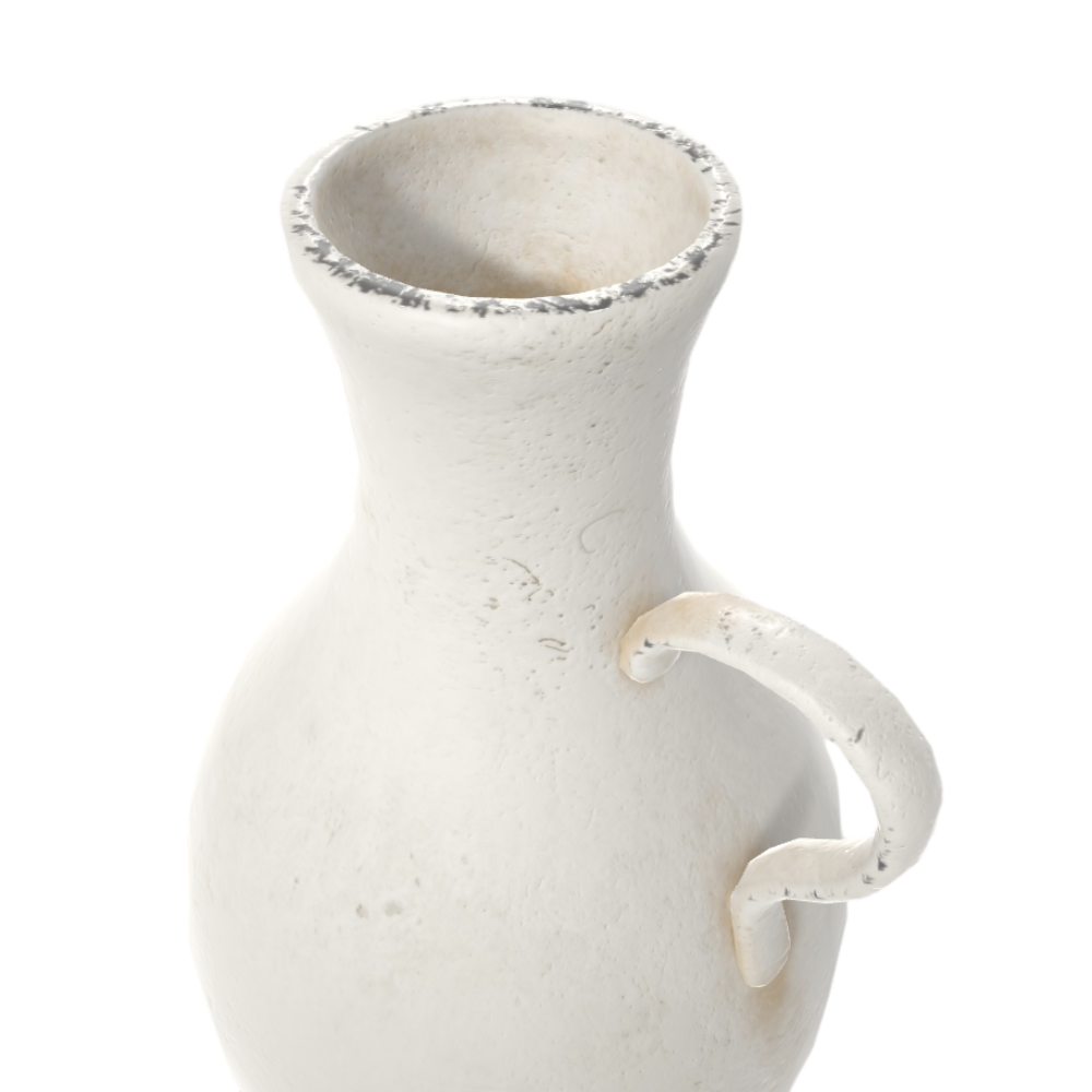 Middle Ancient Ceramic Vase 3D Model Coffee Table Vintage Ornaments Ins Style Simple Hydroponic Vase