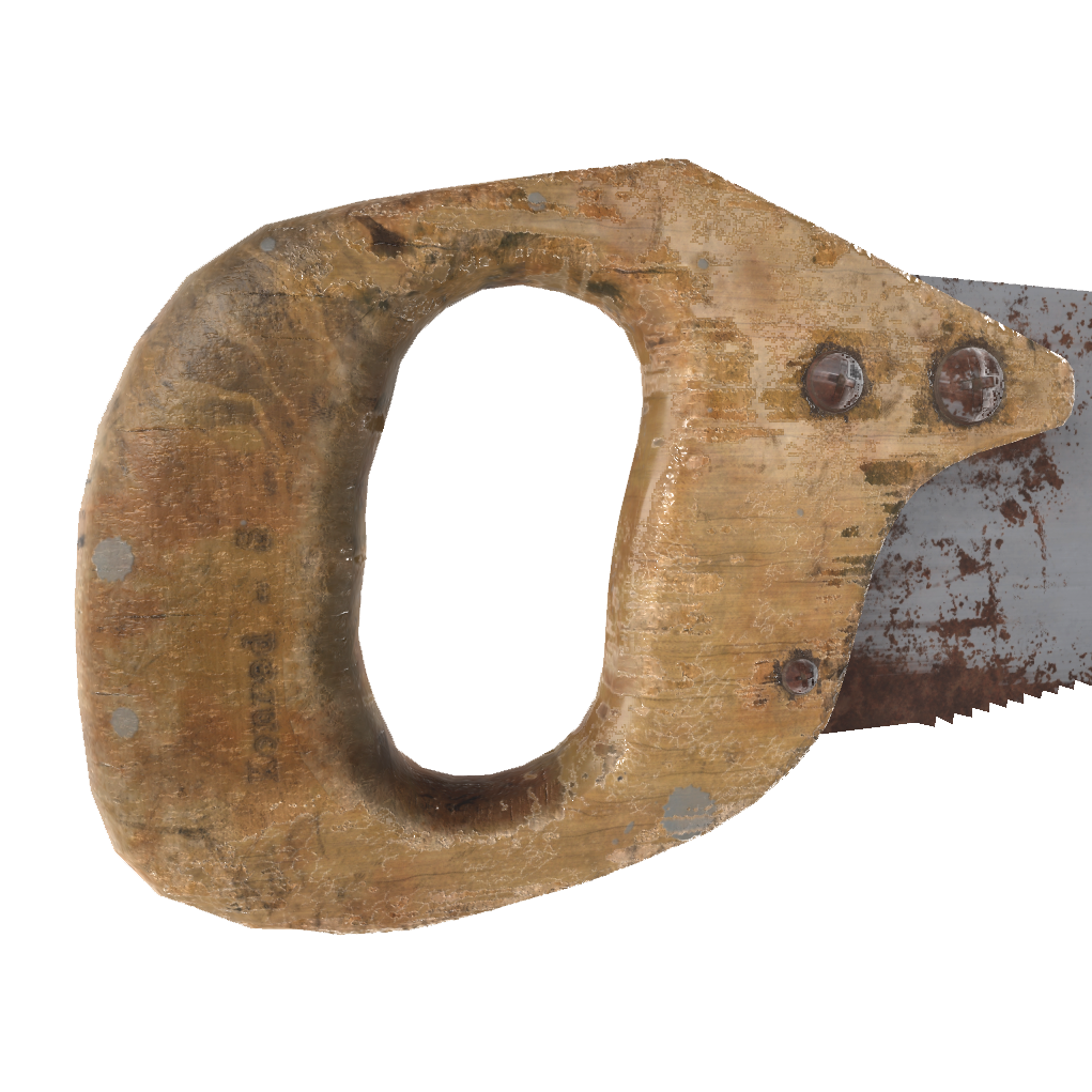 Wood Handle Saw Hand Saw 3D Model Download AR Saw Tools