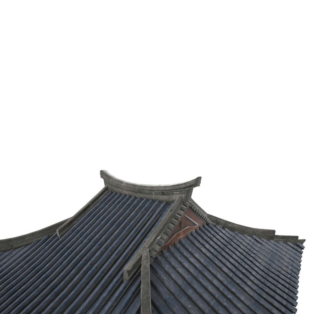Chinese Temple 3D Model AR Classical Architecture Attractions
