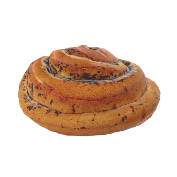 Poppy Seed Bag 3D Model Bread AR Baking Food Poppy Seed Bun