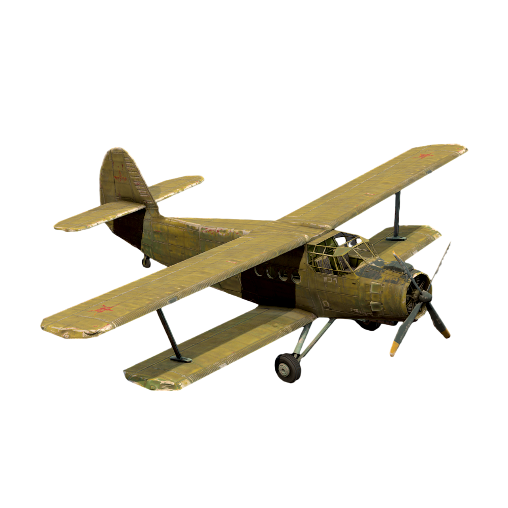 Abandoned An -2 Transport Aircraft 3D Model AR Aircraft