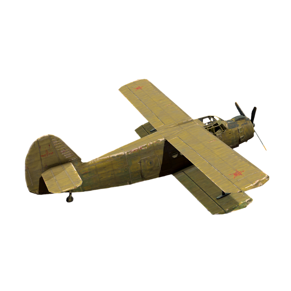 Abandoned An -2 Transport Aircraft 3D Model AR Aircraft