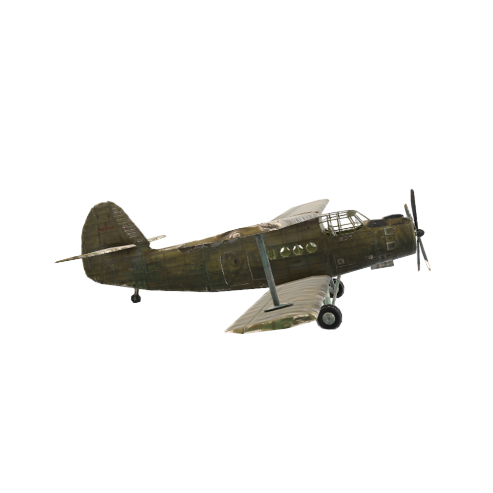 Abandoned An -2 Transport Aircraft 3D Model AR Aircraft