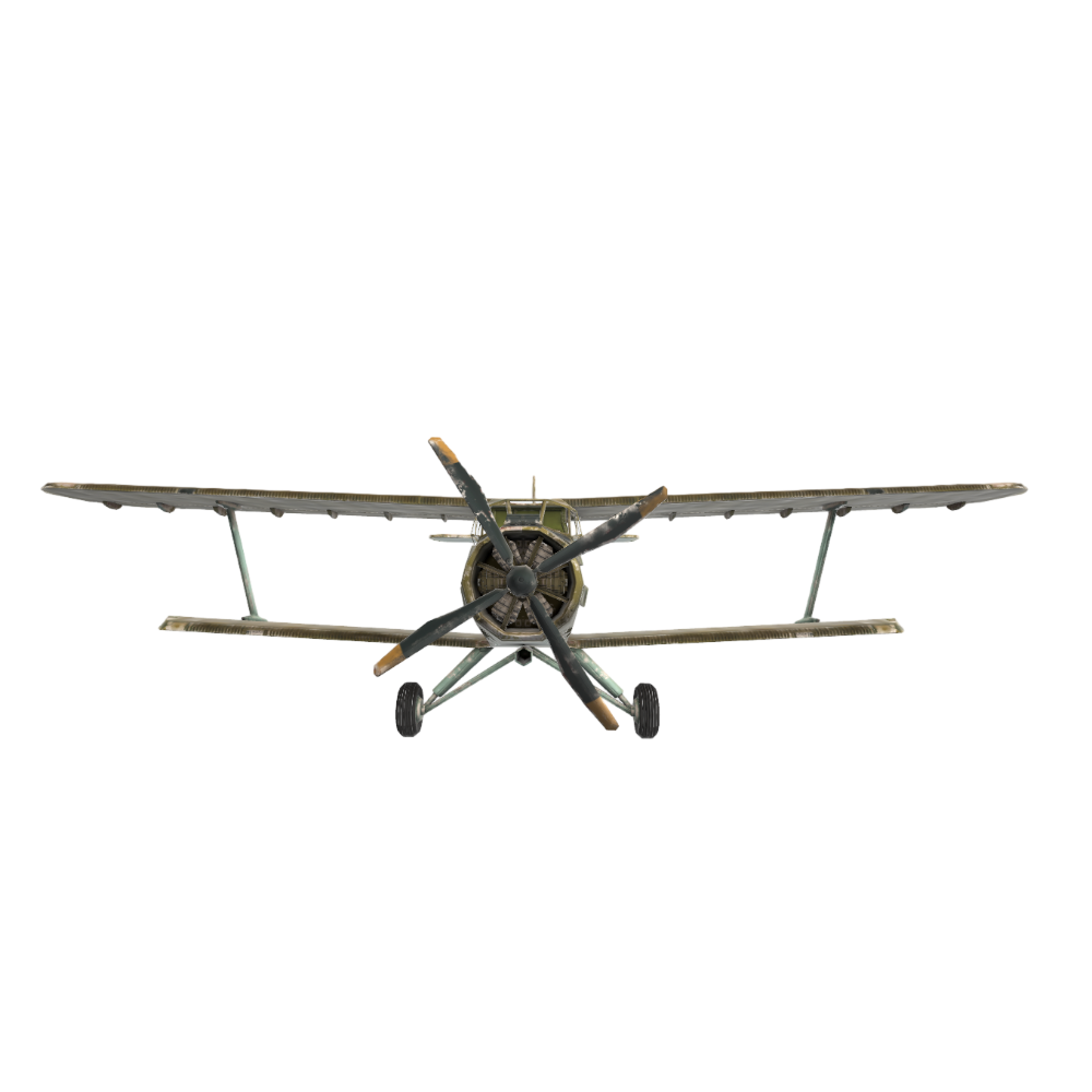 Abandoned An -2 Transport Aircraft 3D Model AR Aircraft