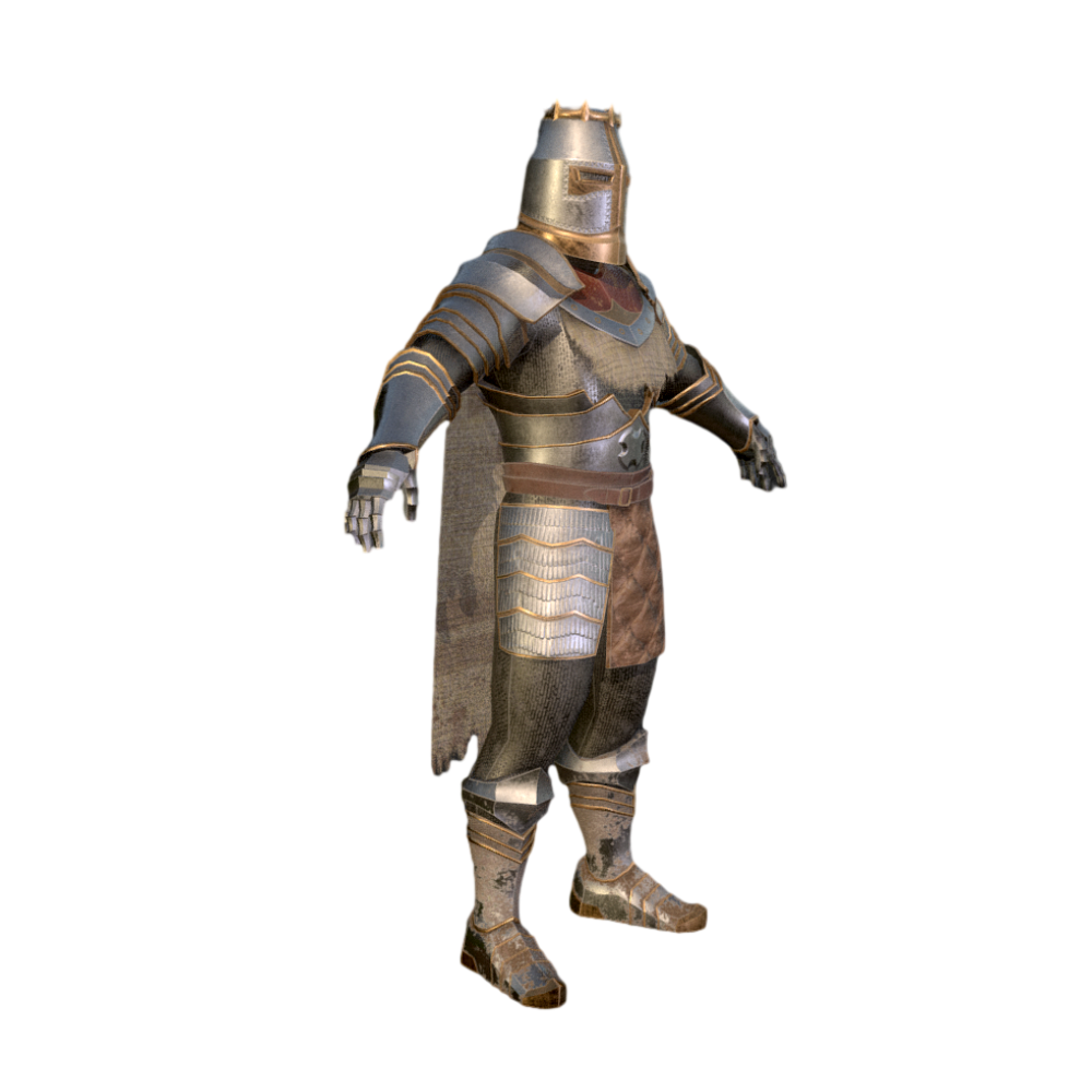 Medieval Samurai Armor 3D Model