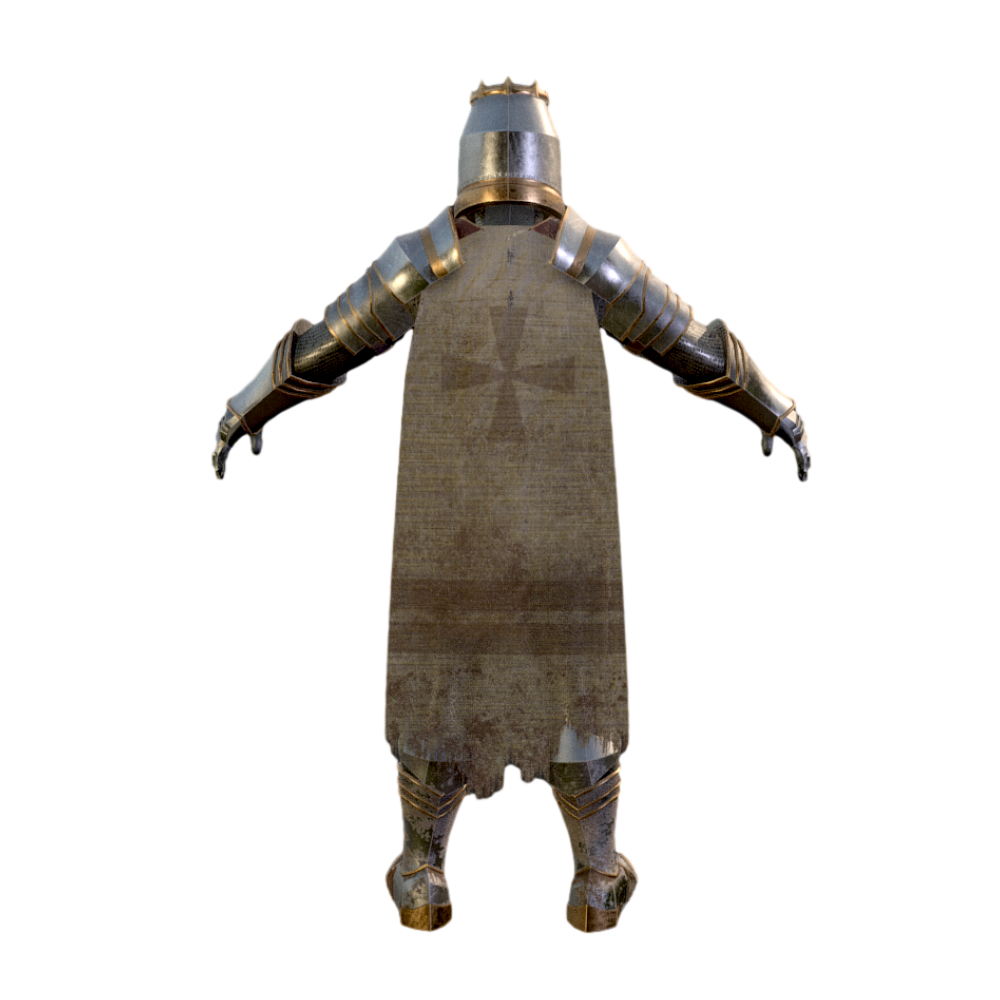 Medieval Samurai Armor 3D Model
