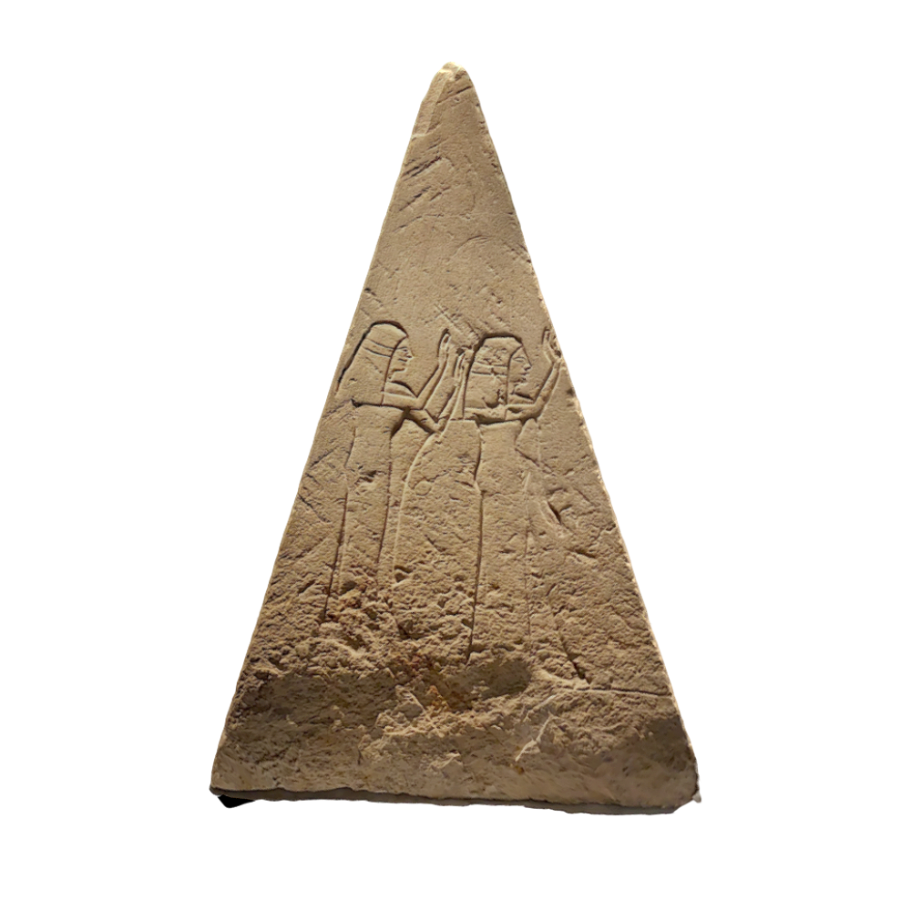 The top of a pyramid