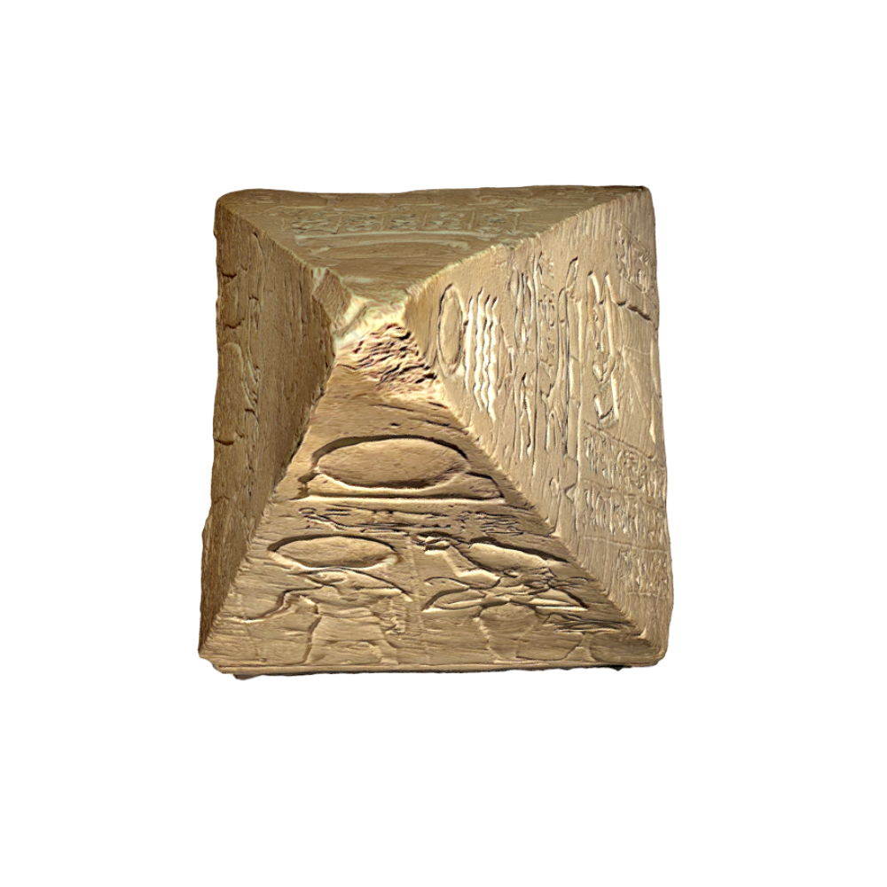 The top of a pyramid