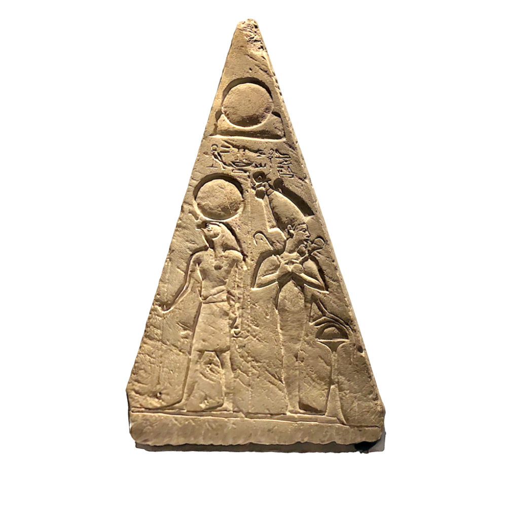 The top of a pyramid