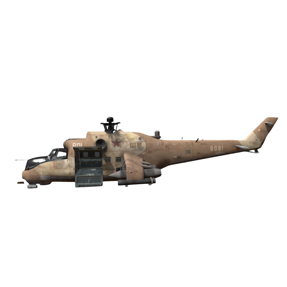 Large military helicopter