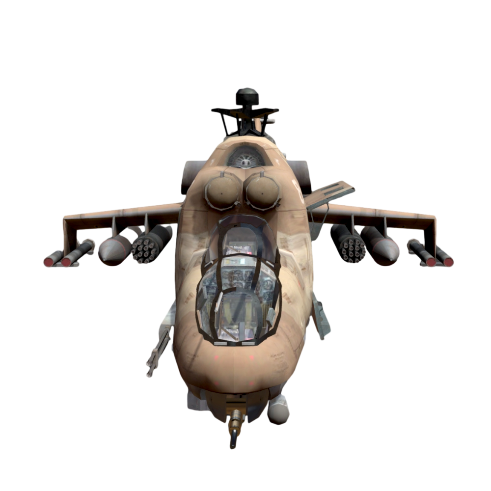 Large military helicopter