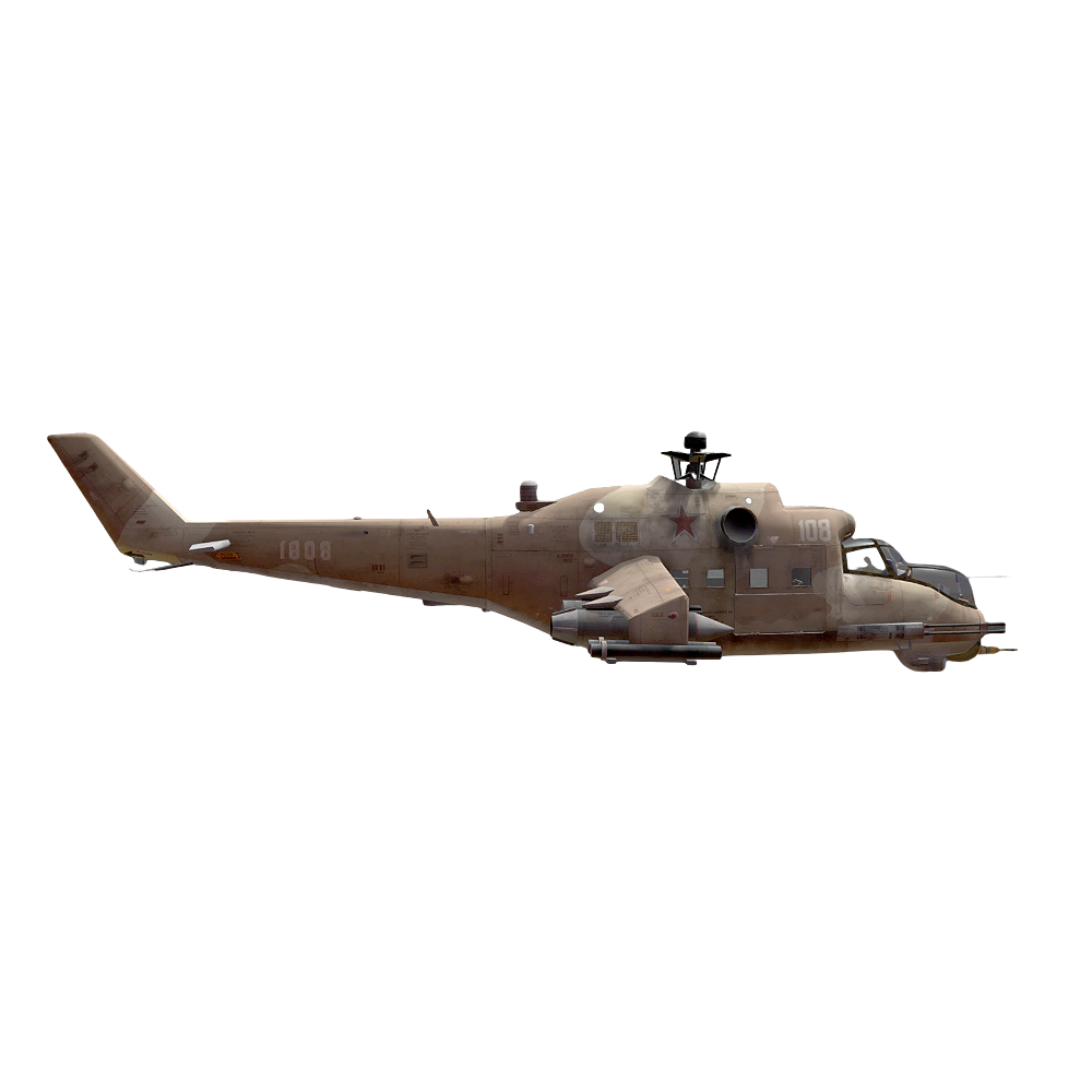 Large military helicopter