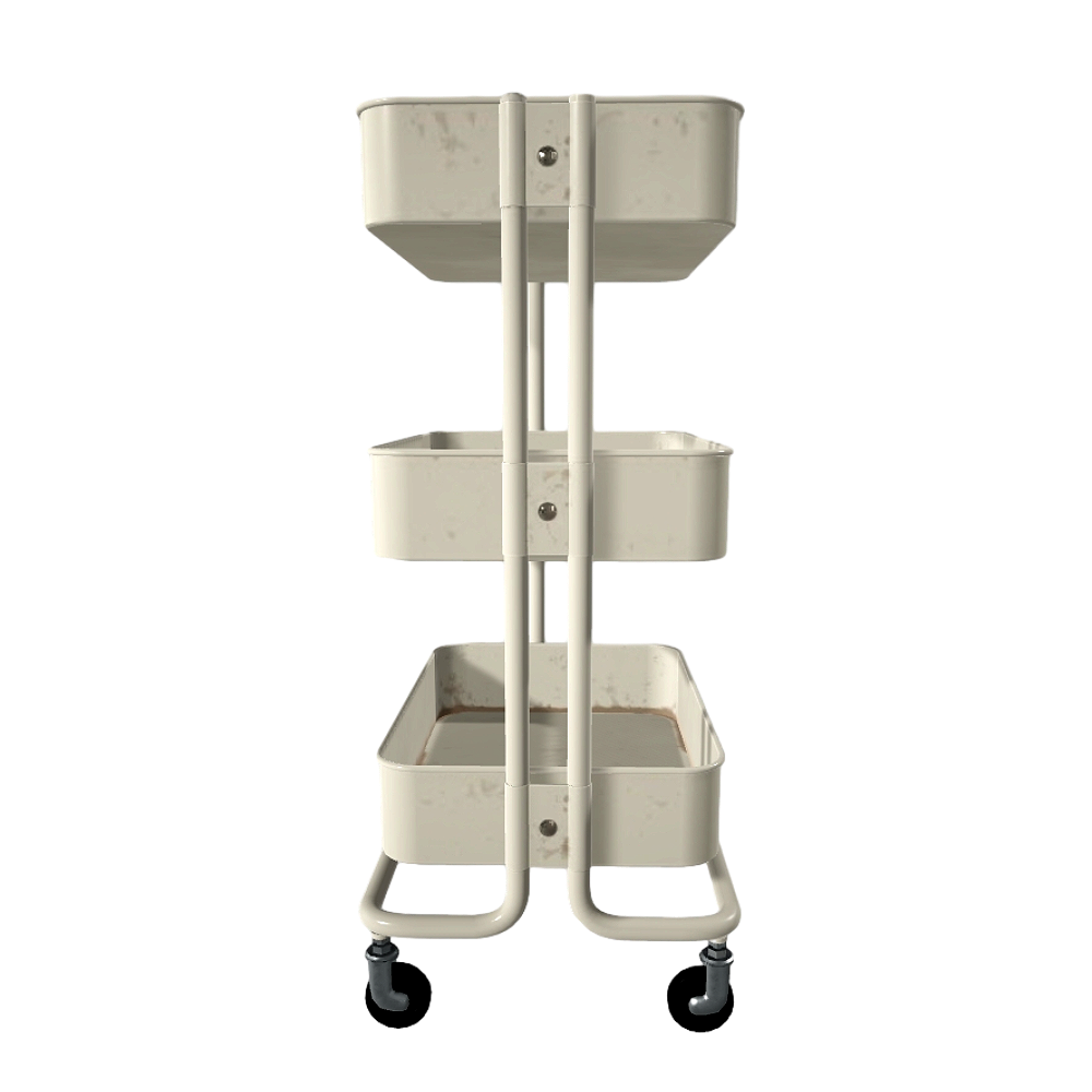 IKEA Mobile Cart 3D Model Rack