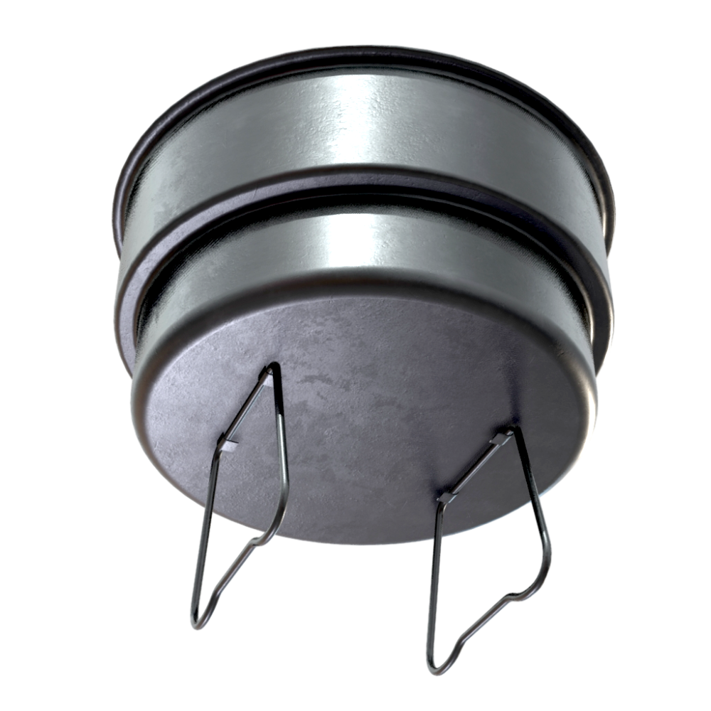 Metal BBQ Grill 3D Model BBQ Grill