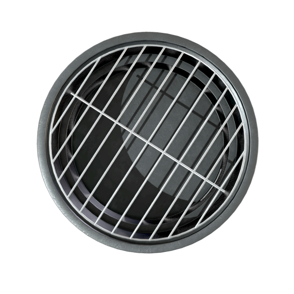 Metal BBQ Grill 3D Model BBQ Grill