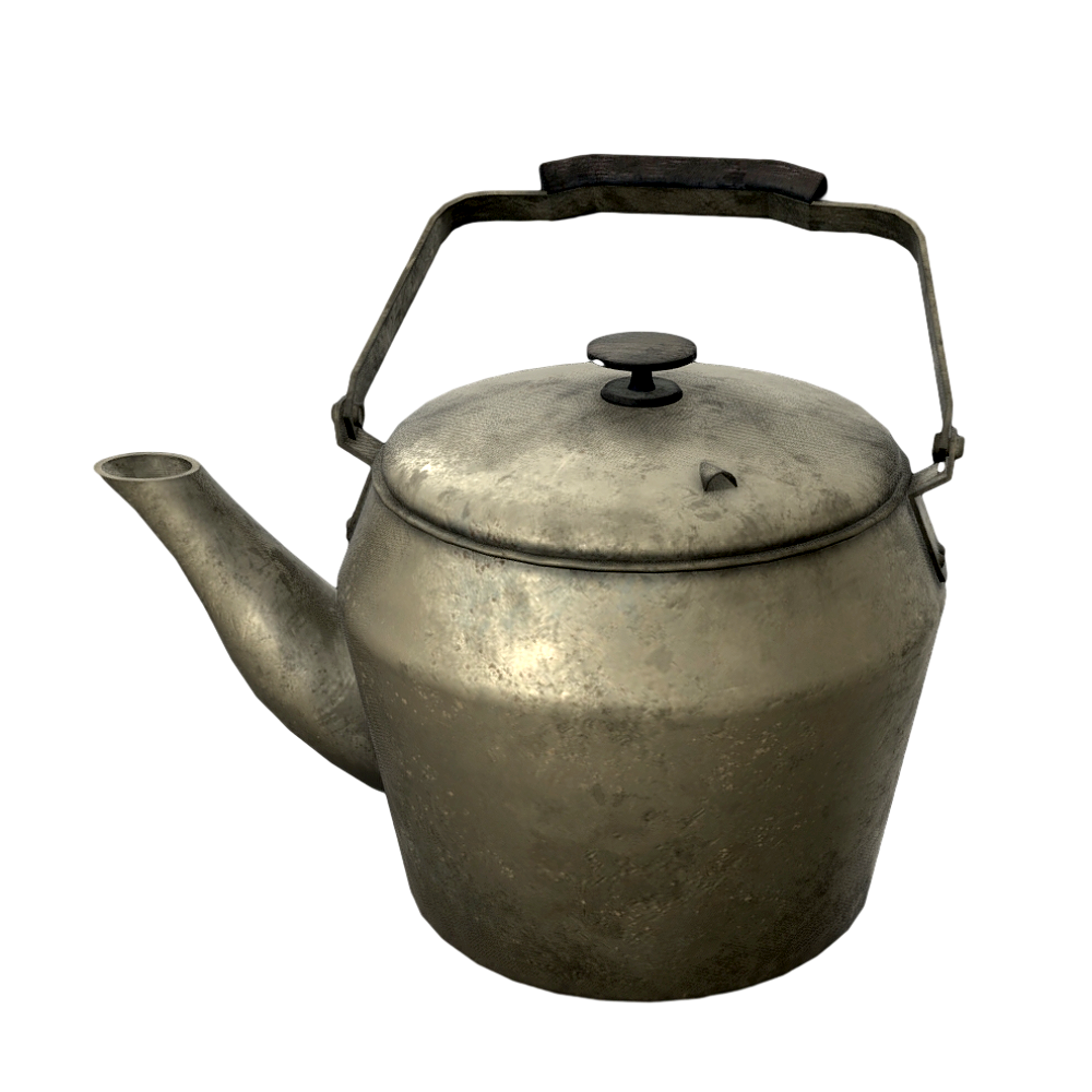 Retro Teapot 3D Model