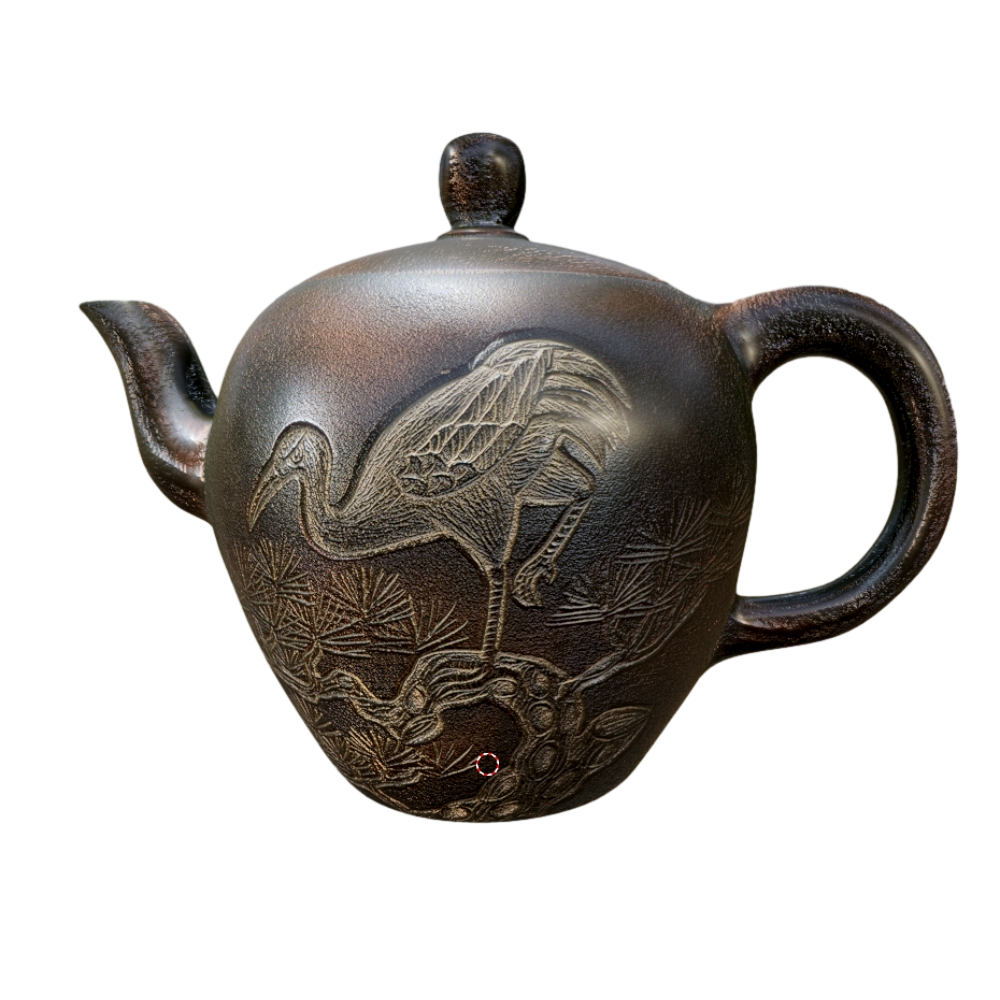Chinese retro purple sand teapot
