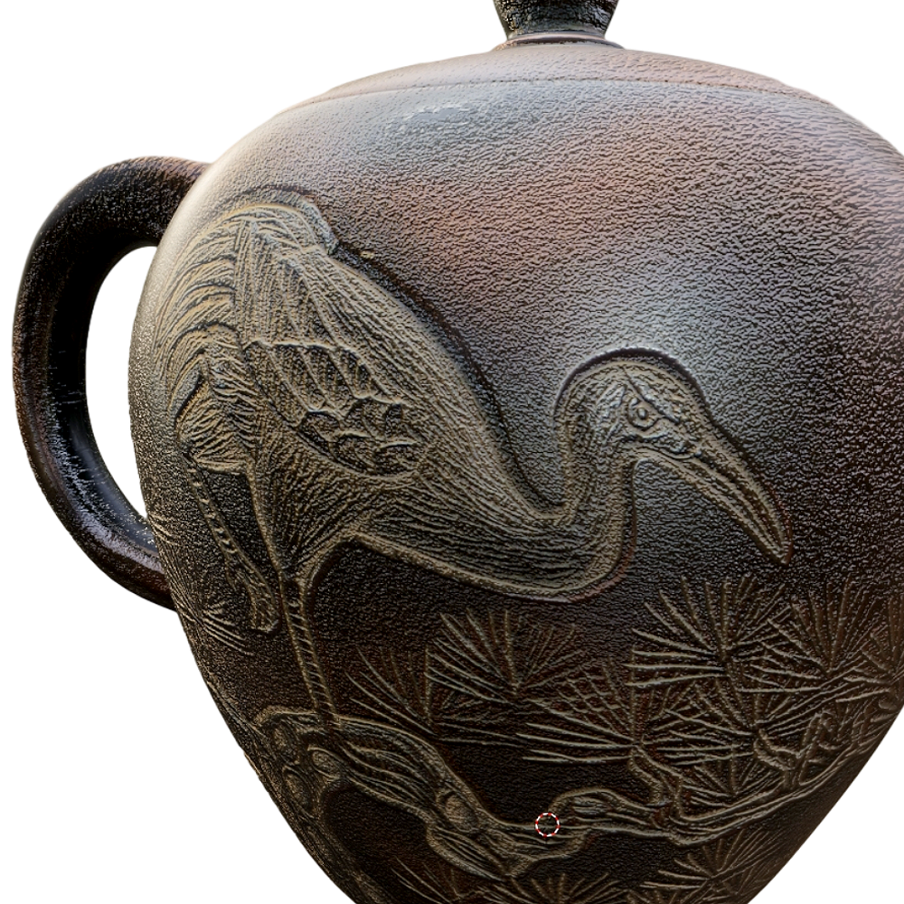 Chinese retro purple sand teapot