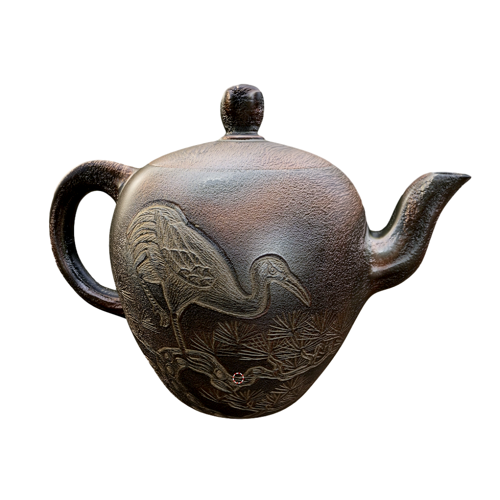 Chinese retro purple sand teapot