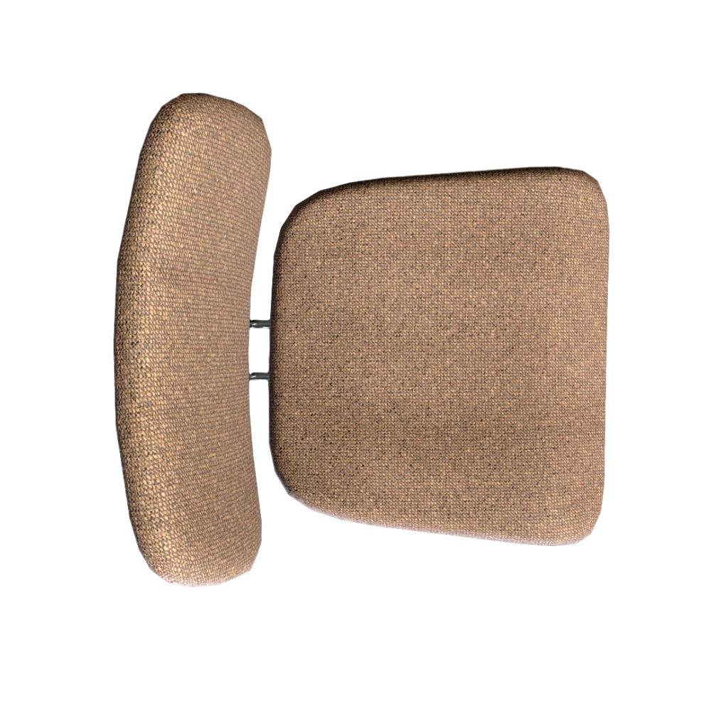 Retro Office Chair 3D Model Rotating Backrest Chair Computer Chair