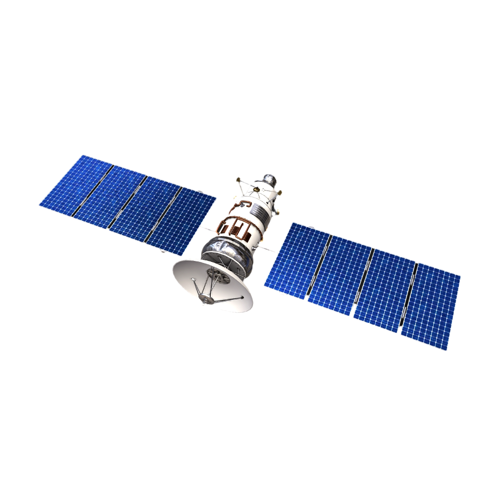 3D model of communication satellite