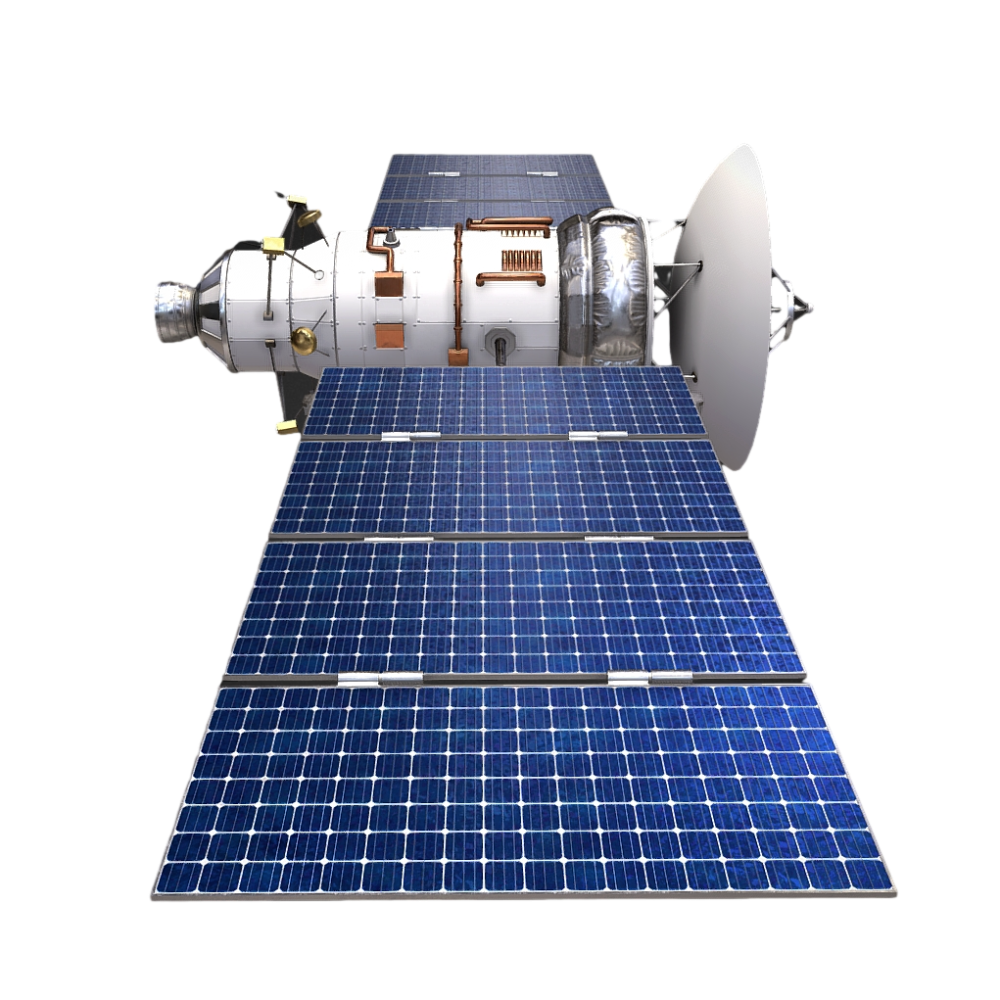 3D model of communication satellite