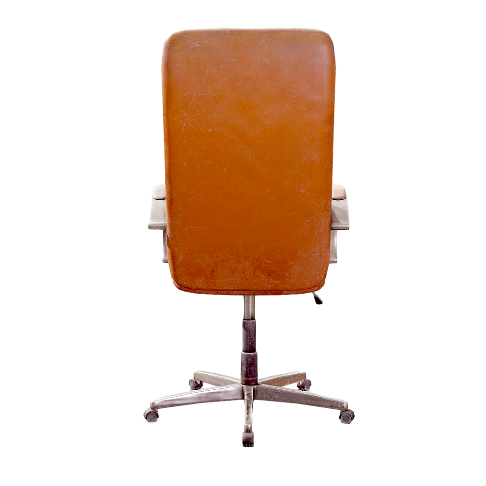 Leather Computer Chair Office Chair Lifting Swivel Chair Leather Backrest Chair