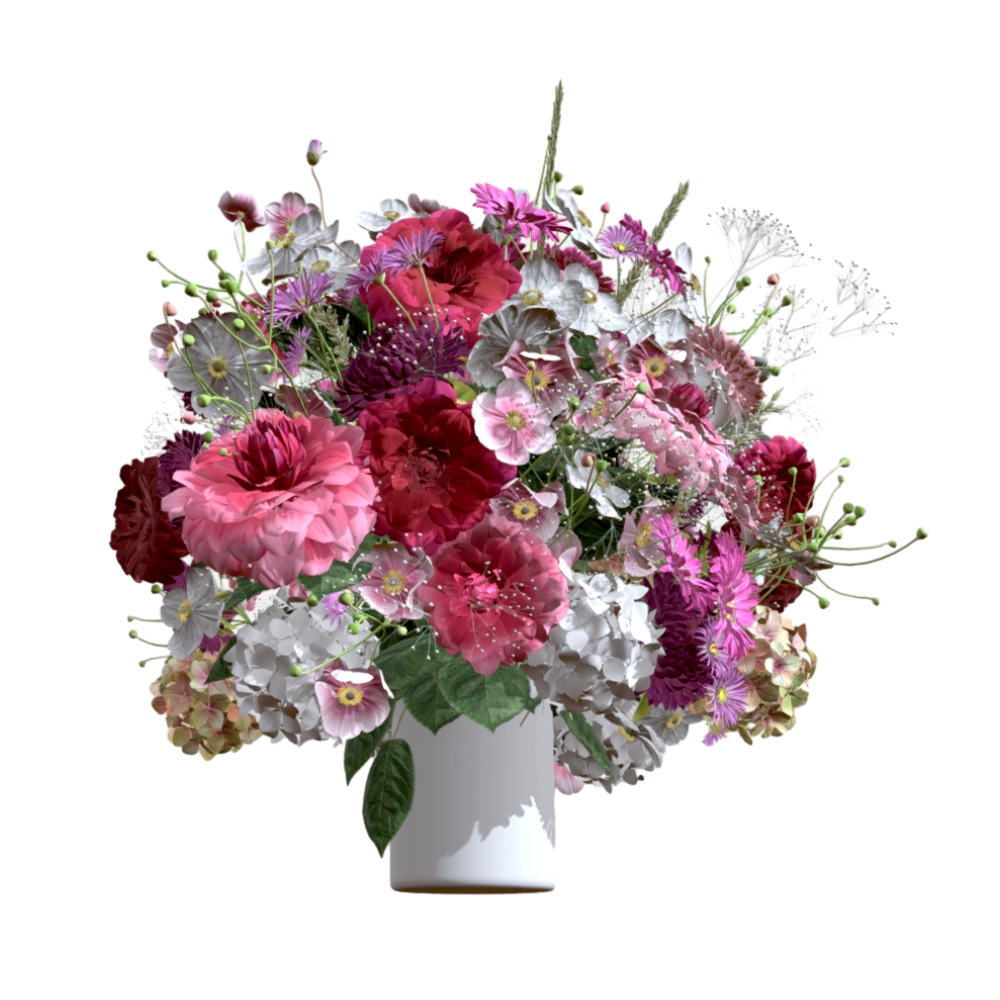 potted flower planting
