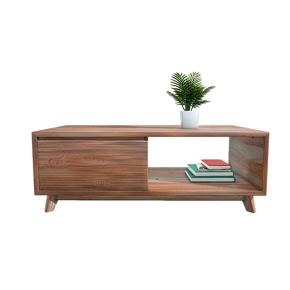 Solid wood coffee table in Peyton style