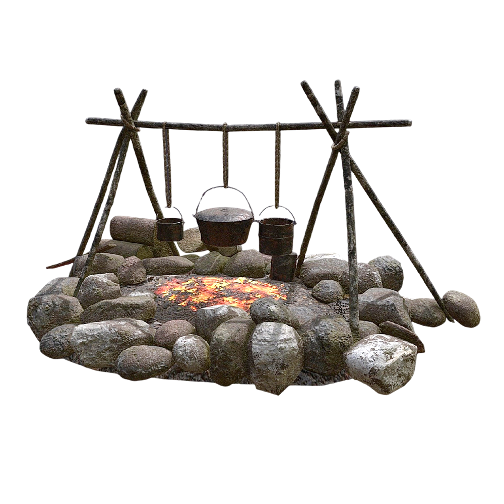 Camping Bonfire Tripod