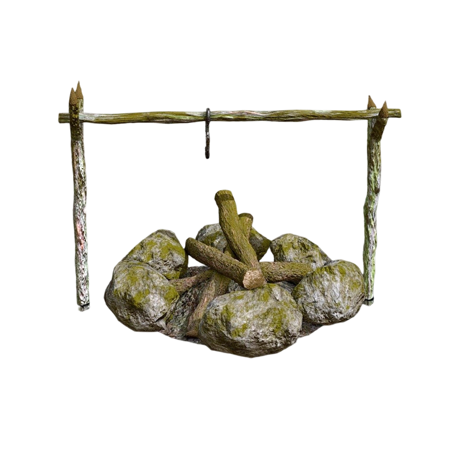 Outdoor Camping Bonfire Cooking Rack