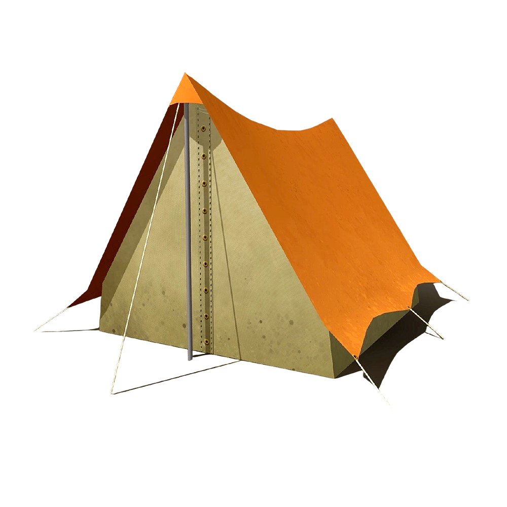 Type A camping tent (ridge tent)