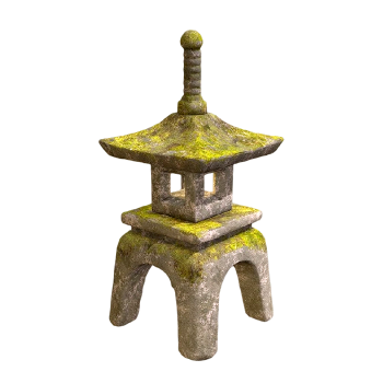 Japanese-style stone lanterns