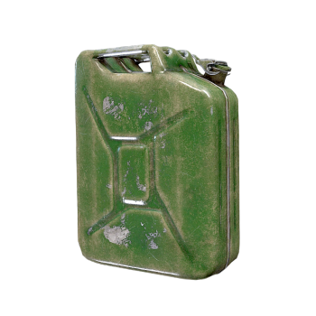 Metal gasoline drum