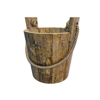 Vintage Wooden Bucket