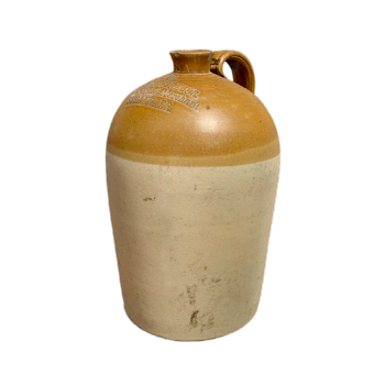 Vintage ceramic hip flask