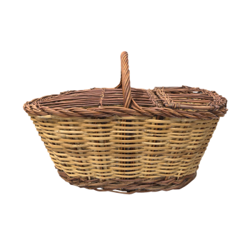 Wicker picnic basket