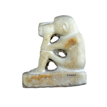 Ancient Egyptian Baboon Stone Carvings