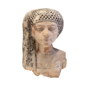 Meritaten bust stone statue