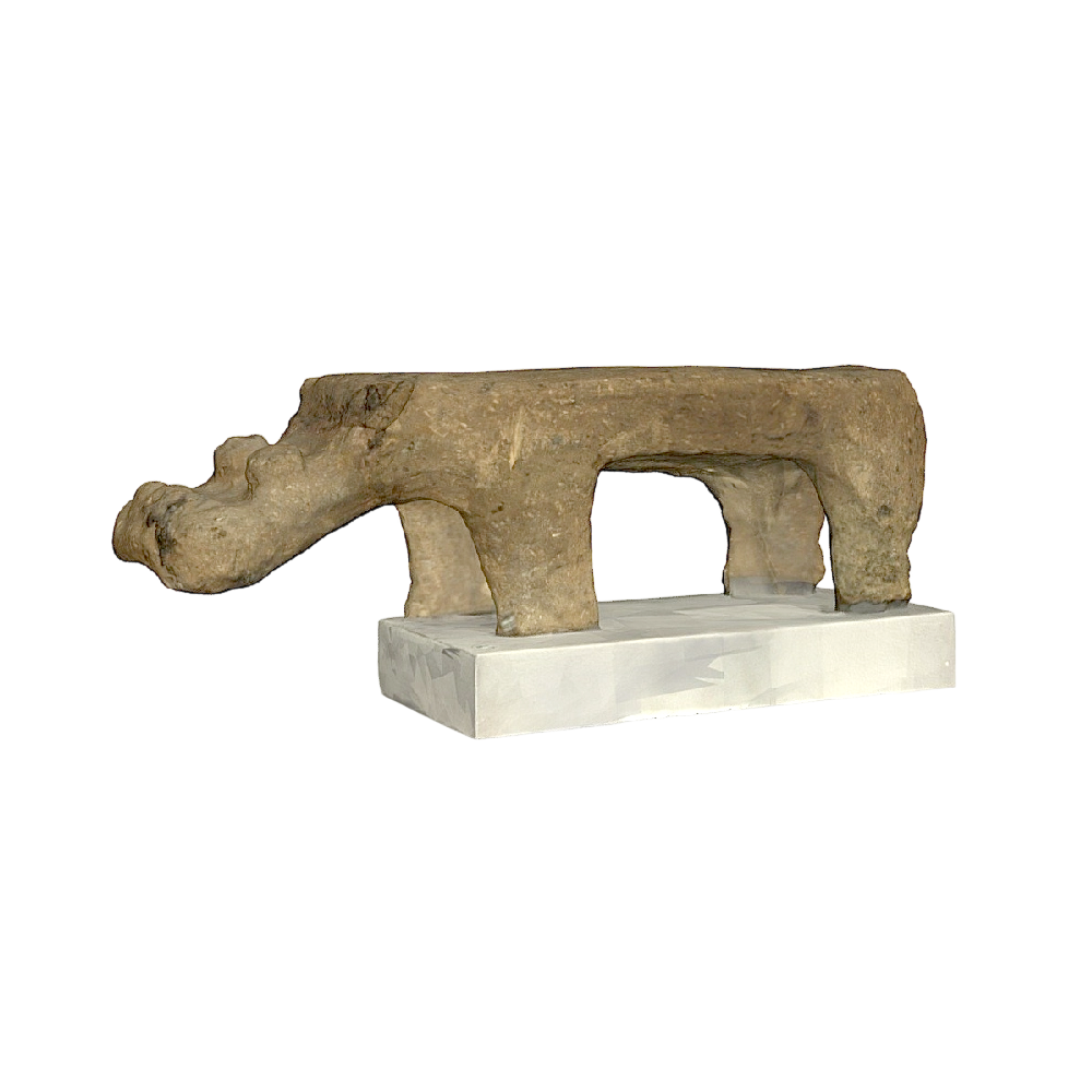 Ancient Egyptian hippo statue