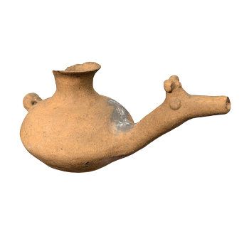 sheep-shaped pottery wine jug