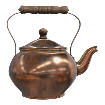Vintage Copper Teapot (Used)