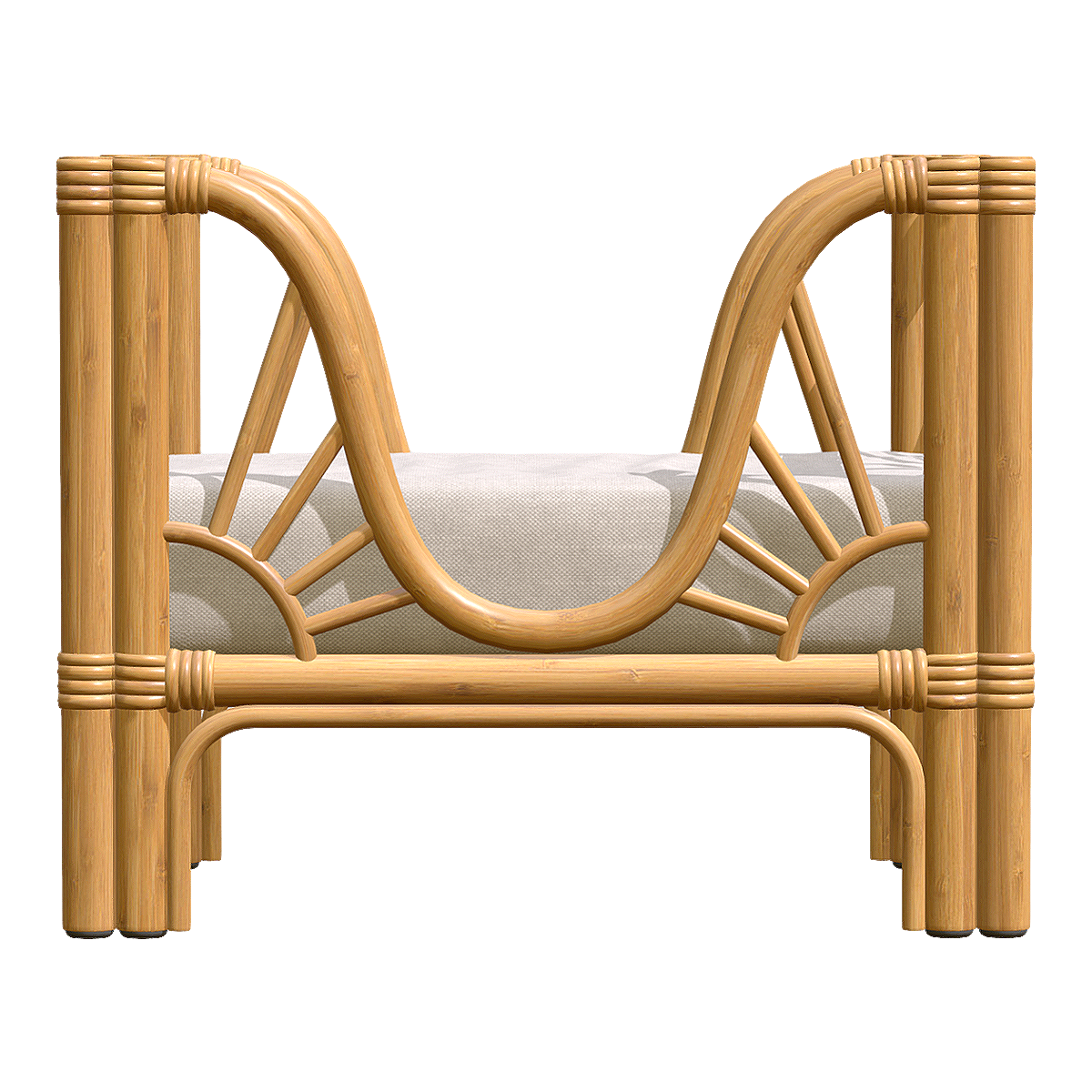 Simple Japanese woven gray fabric soft cushion pet bed cat bed