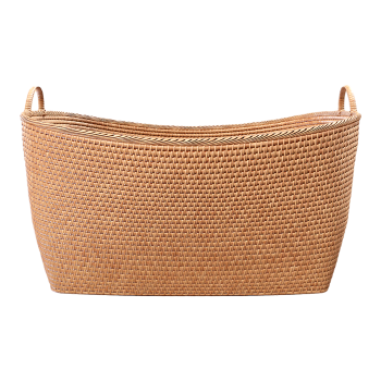 Simple rattan storage basket, miscellaneous basket, storage and storage basket