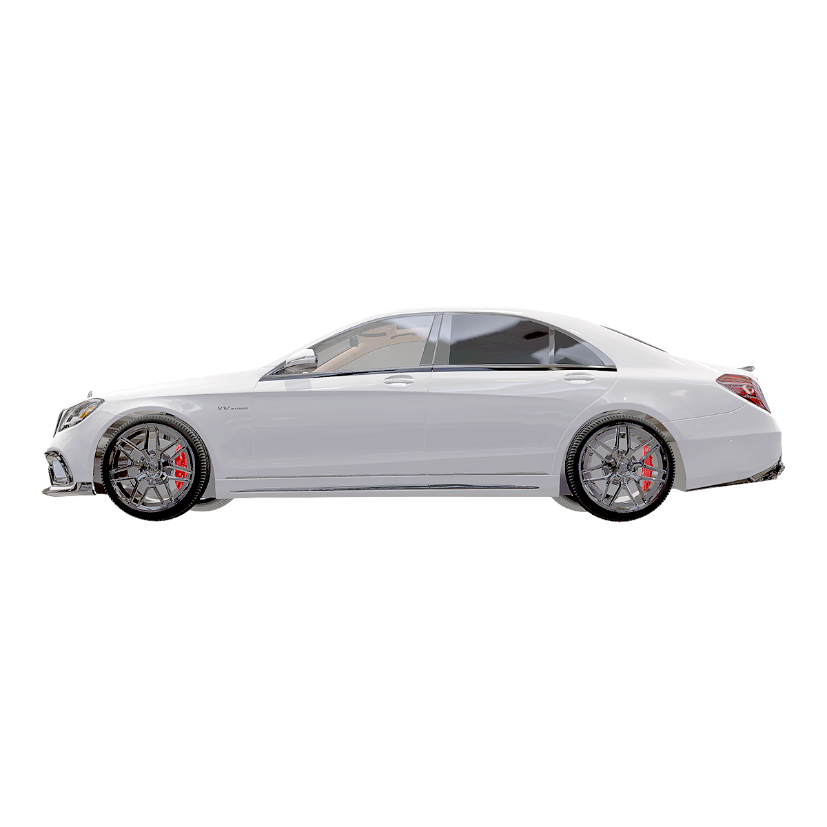 Mercedes Benz S65 W222 White