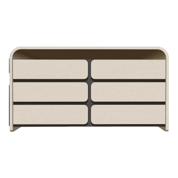 Extremely simple Wabi Sabi style beige wall storage cabinet, storage bucket cabinet, entrance drawer cabinet