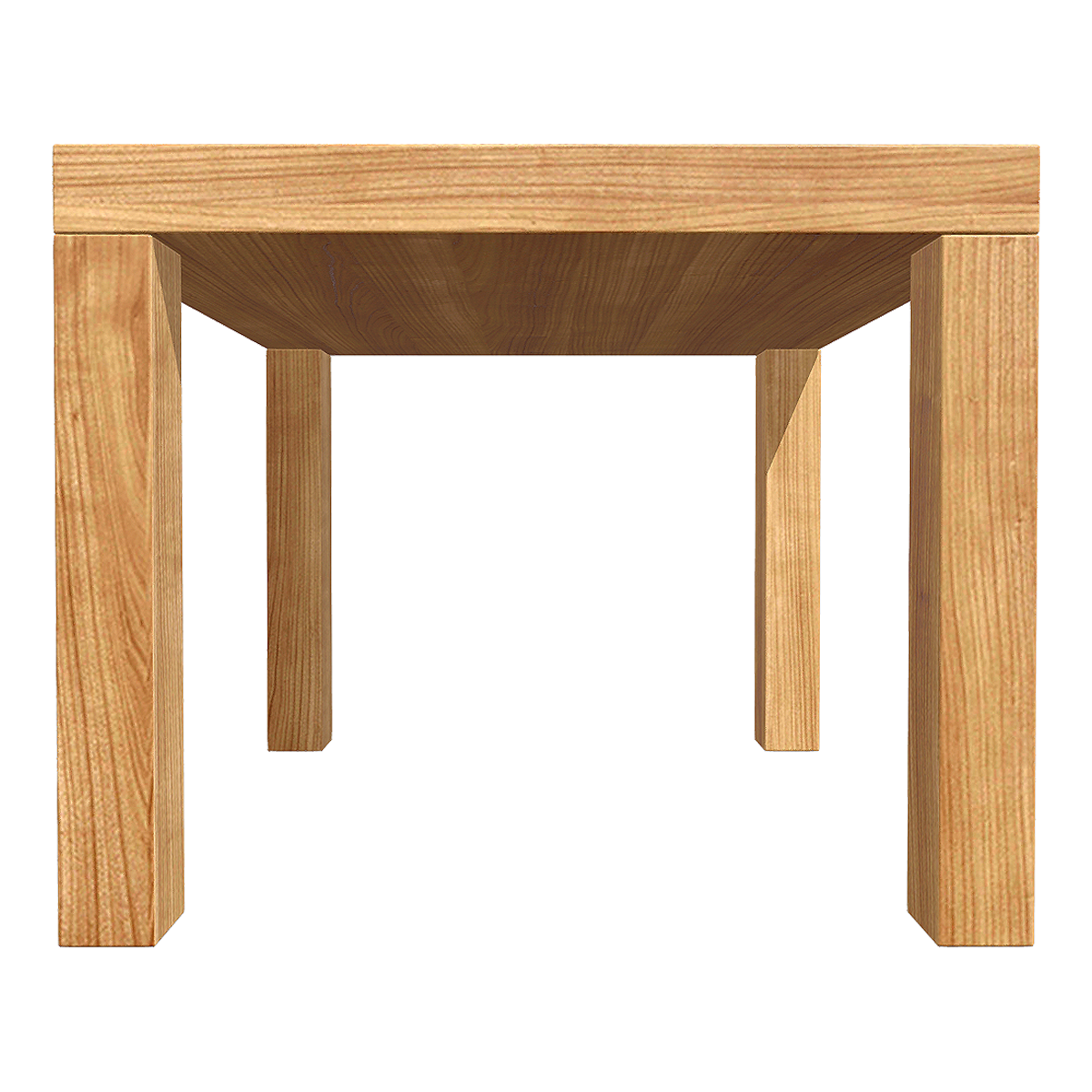 IKEA LACK series solid wood minimalist square edge table